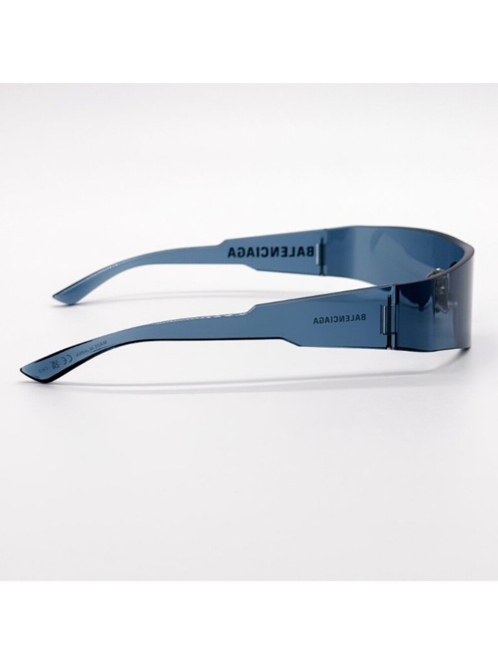 NEW BALENCIAGA BB0041S 014 SUNGLASSES BLUE SHIELD UNISEX EYEWEAR BALENCIAGA - Picture 6 of 10
